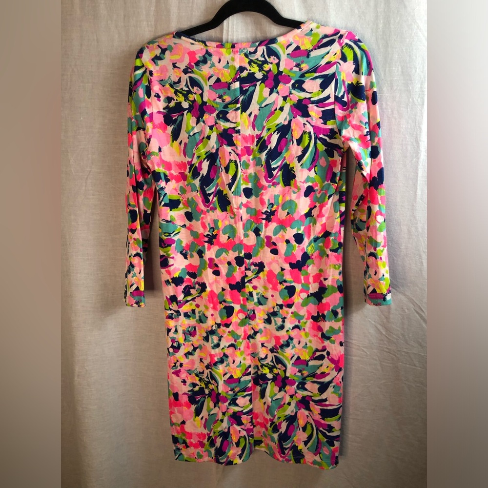Lilly‎ Pulitzer Beacon Sheath Dress in Pink  100% Pima Cotton Size Small